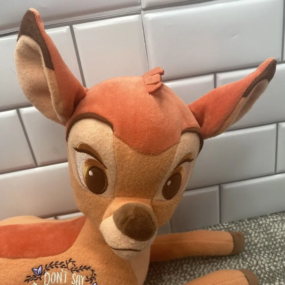 Disney Bambi‎ Plush Wisdom Series 8 Of 12 Embroidery Statement 11 Inch High
